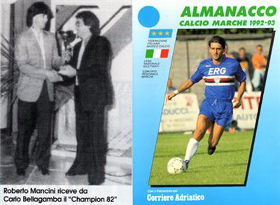 ROBERTO MANCINI: UN GRANDE AMICO DELL'ALMANACCO CALCIO MARCHE