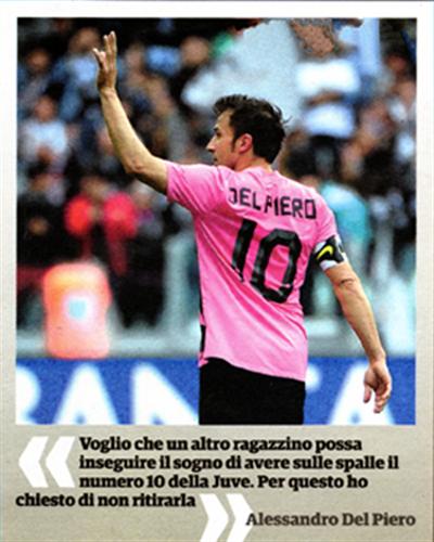 OMAGGIO A DEL PIERO: CAMPIONE VERO!