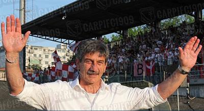 FABIO BRINI CON IL SUO CARPI VOLA IN SERIE B