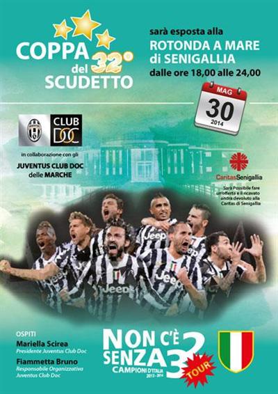 LA JUVENTUS CAMPIONE D'ITALIA A FAVORE DEGLI ALLUVIONATI DI SENIGALLIA