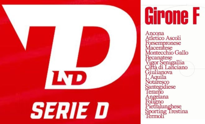 SERIE D Ufficiale il girone F