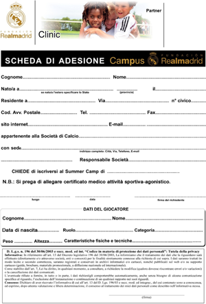 A SENIGALLIA IL REAL MADRID CLINIC